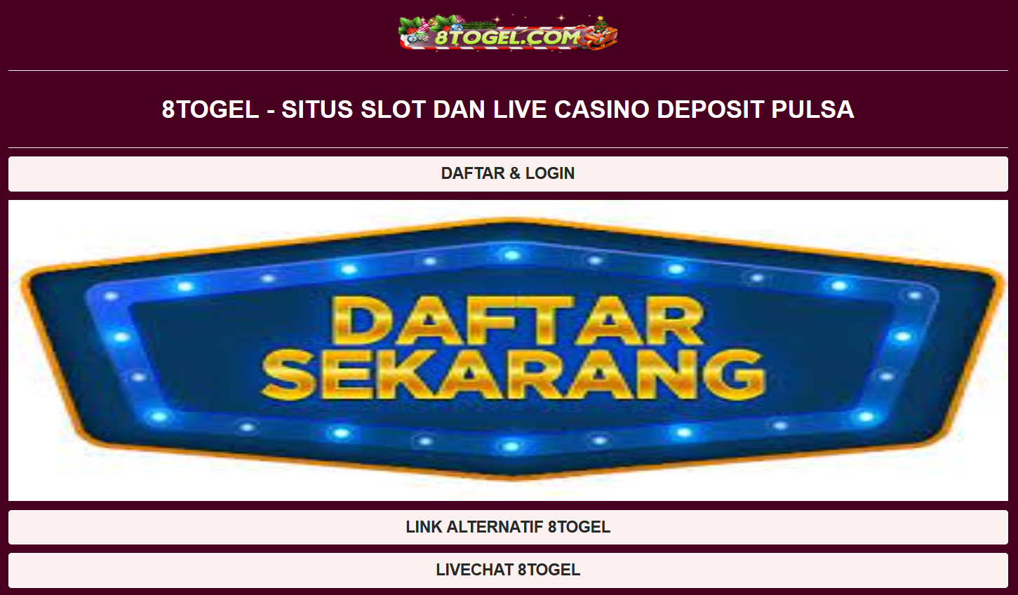 8 Togel