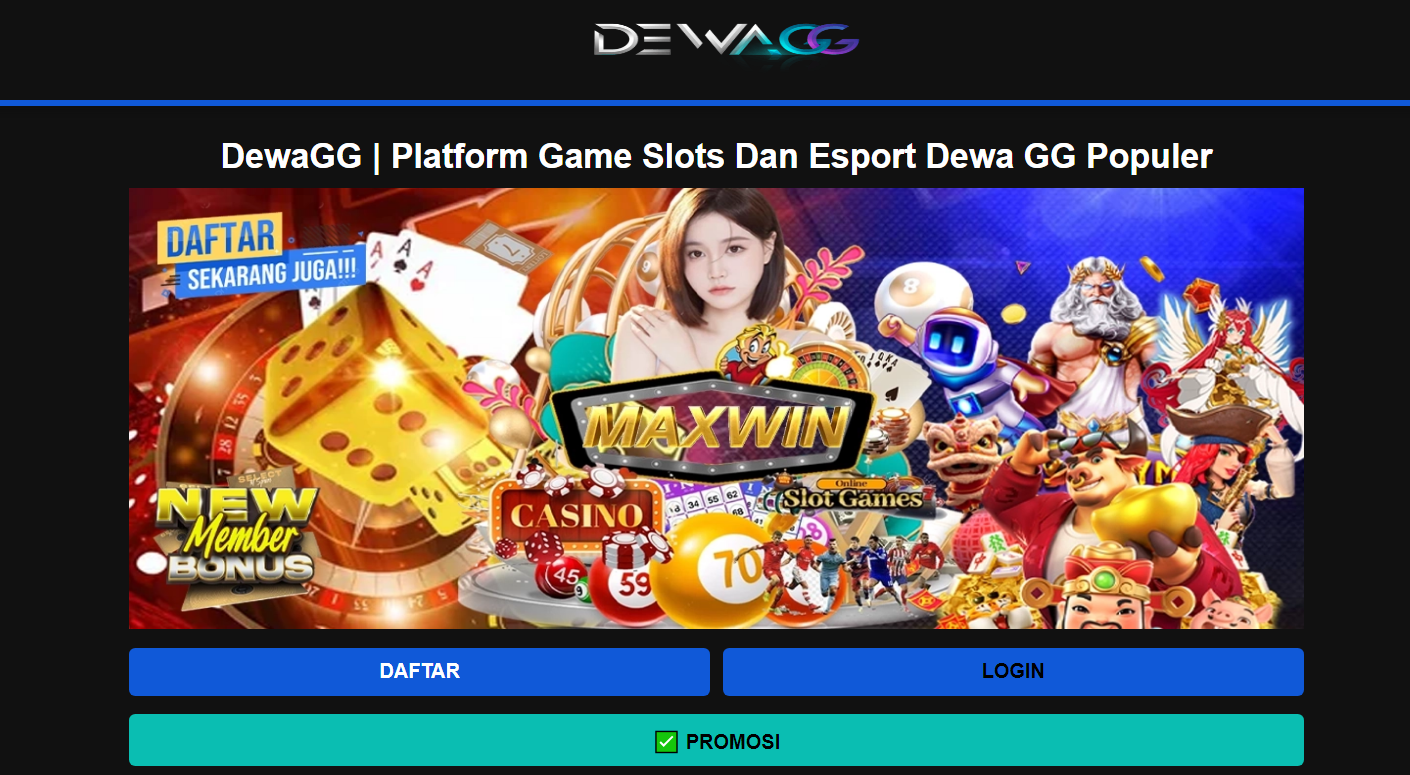 DewaGG, Dewa GG, Login DewaGG